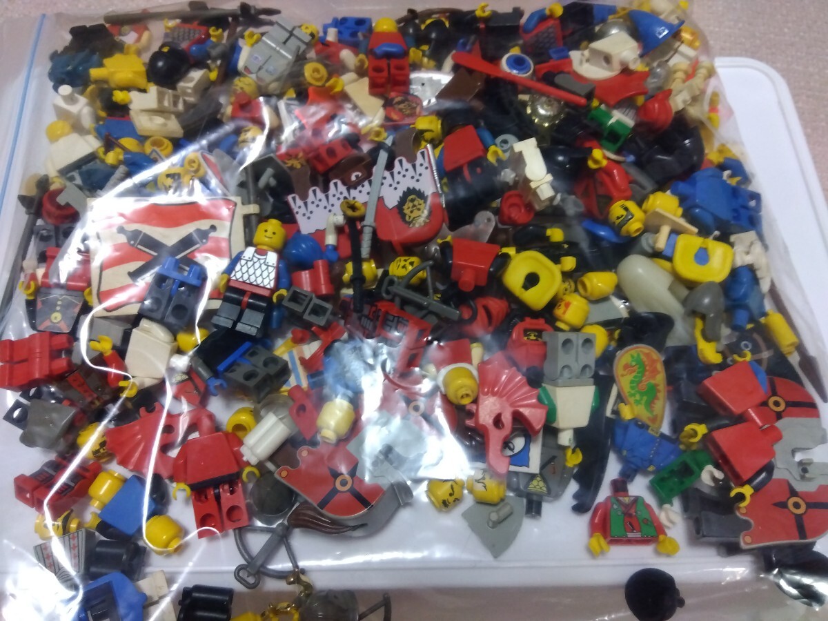  Lego детали Mini fig много суммировать Junk 7.5kg