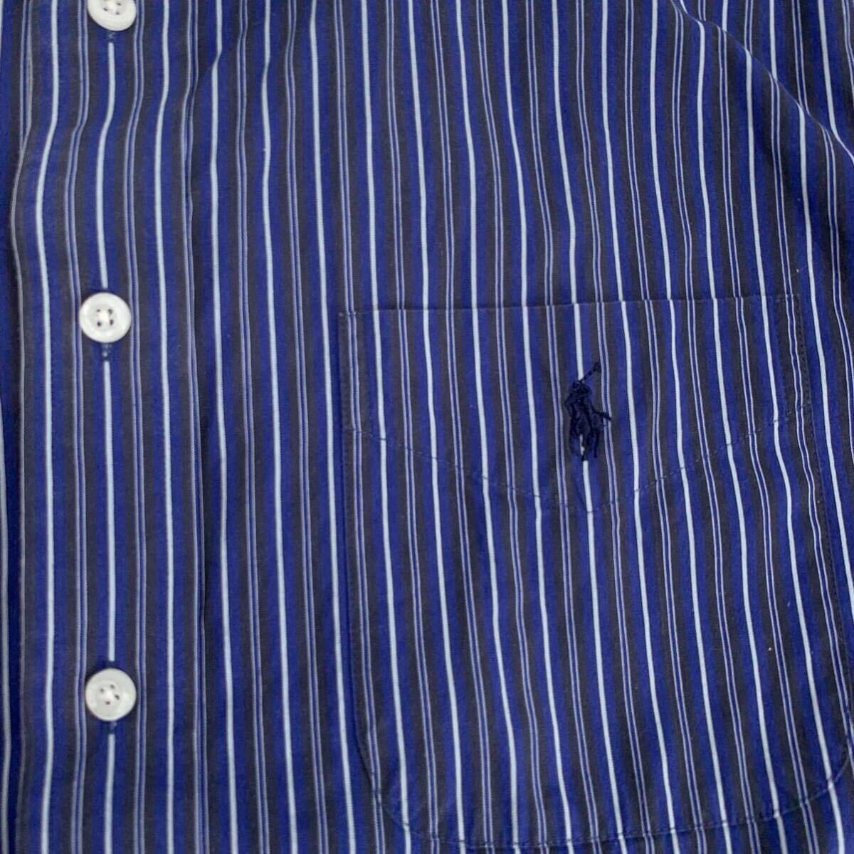 極美品 Polo Ralph Lauren ポロシャツ/シャツ 刺繍ロゴ メンズ 16-33_画像3