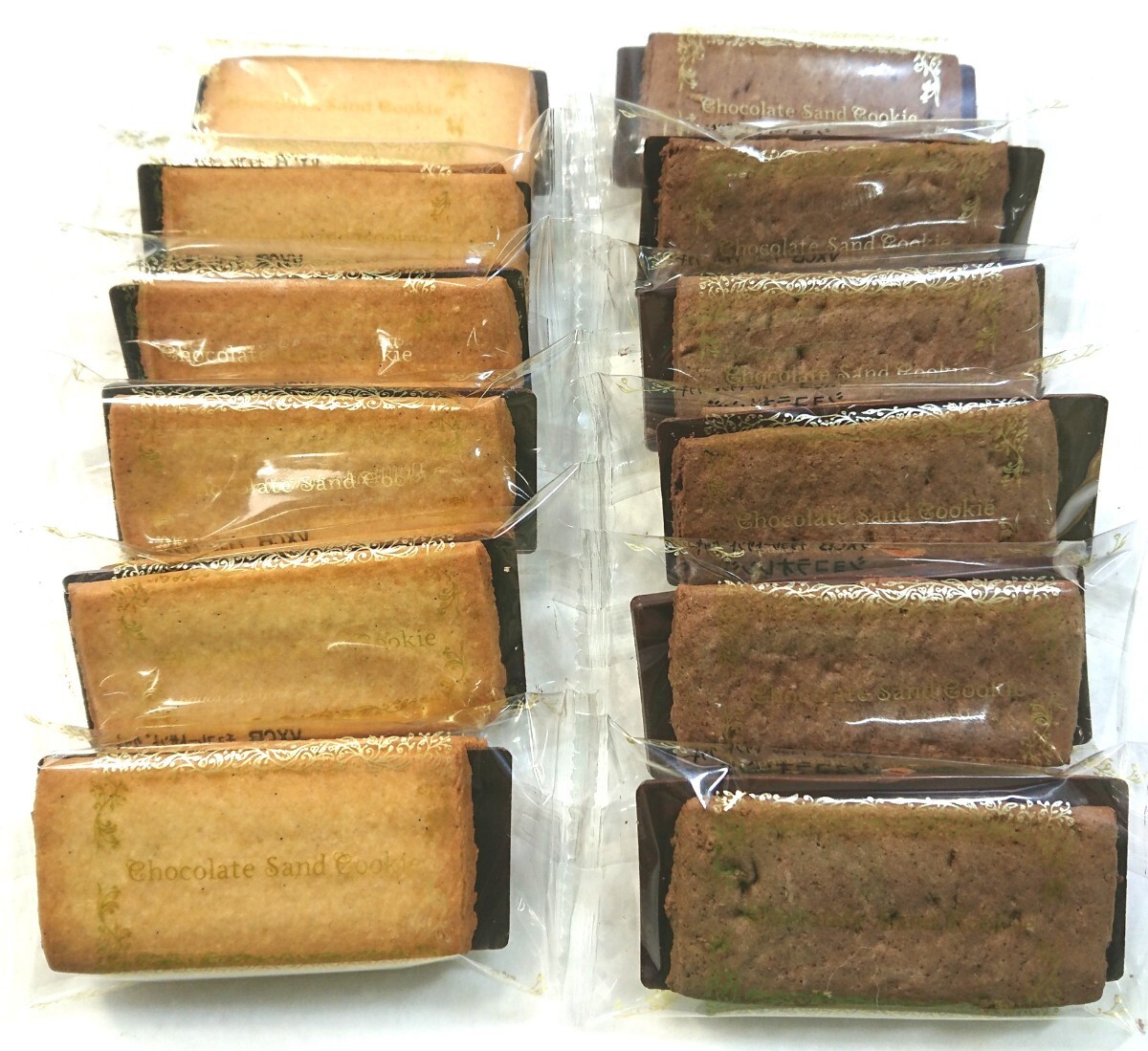 《ネコポス発送 送料無料》アウトレット 工場直売 チョコレートサンドクッキー 2種_画像1