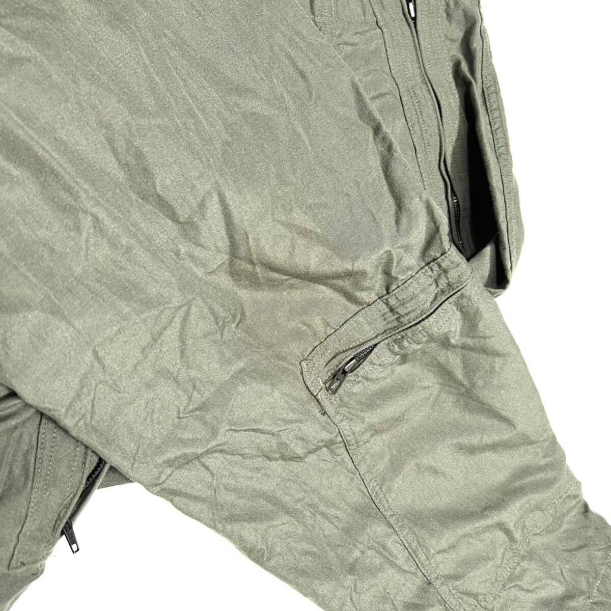 COVERALLS FLYERS SUMMER FIRE RESISTANT CWU-27/P 40R SG ① (検 米軍実物放出品 陸上自衛隊 ノーメックス フライヤーズ つなぎ 難燃 FR_画像6