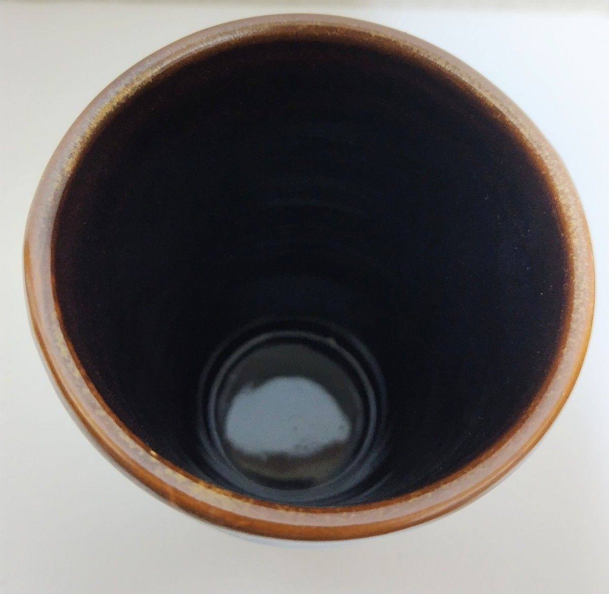 天目　陶器フリーカップ　ビアカップ　未使用品