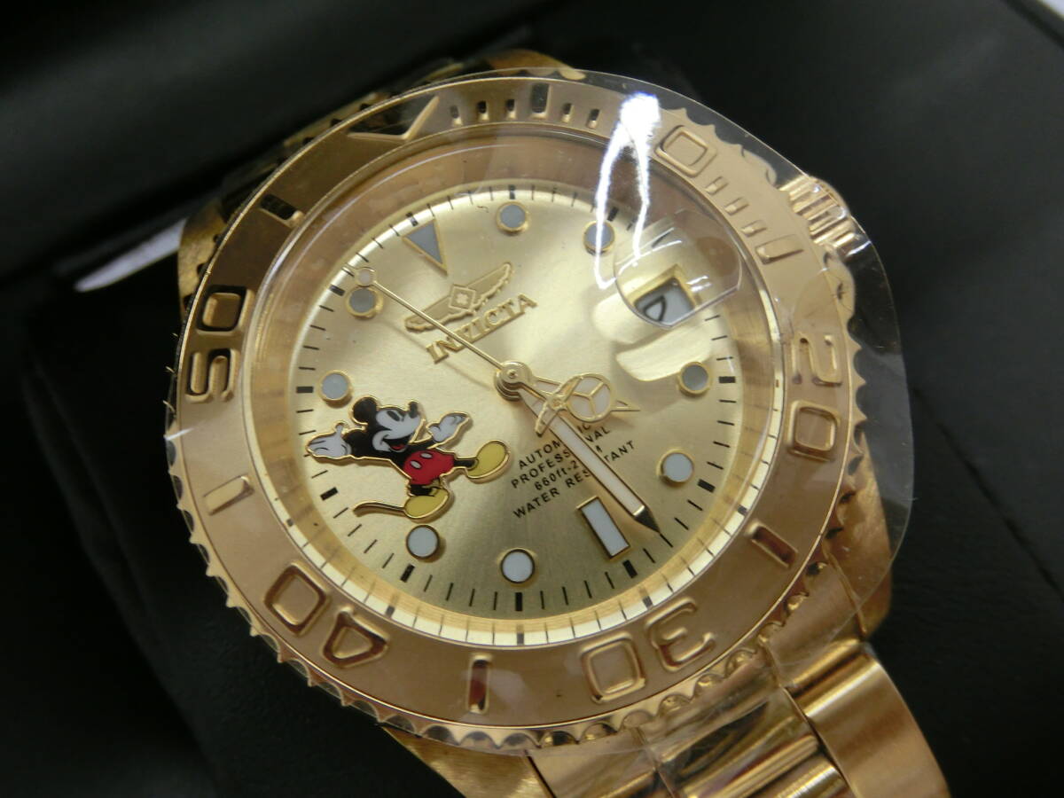  in creel ta* men's wristwatch * Disney Mickey Invicta Disney Limited Edition24756 limited goods 