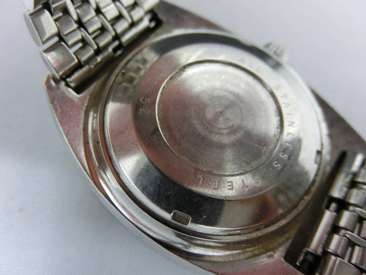 ラドー RADO マンチェスター MANCHESTER サファイア 自動巻 デイト カットガラス メンズ 腕時計 可動品 中古 現状品_画像6