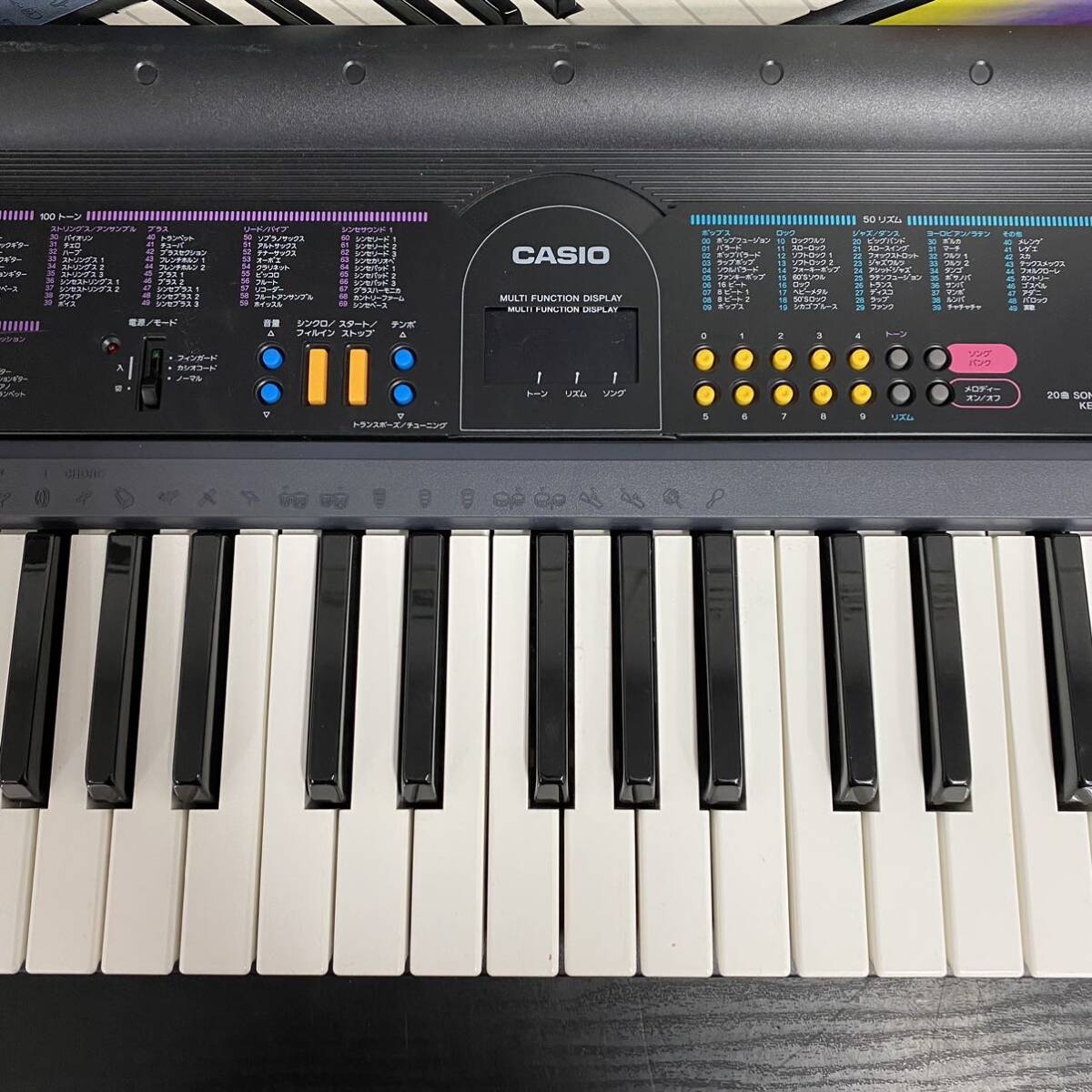 VV195 鍵盤楽器 カシオ CASIO キーボード ソングバンク 61鍵盤 動作OK 電子キーボードの画像3