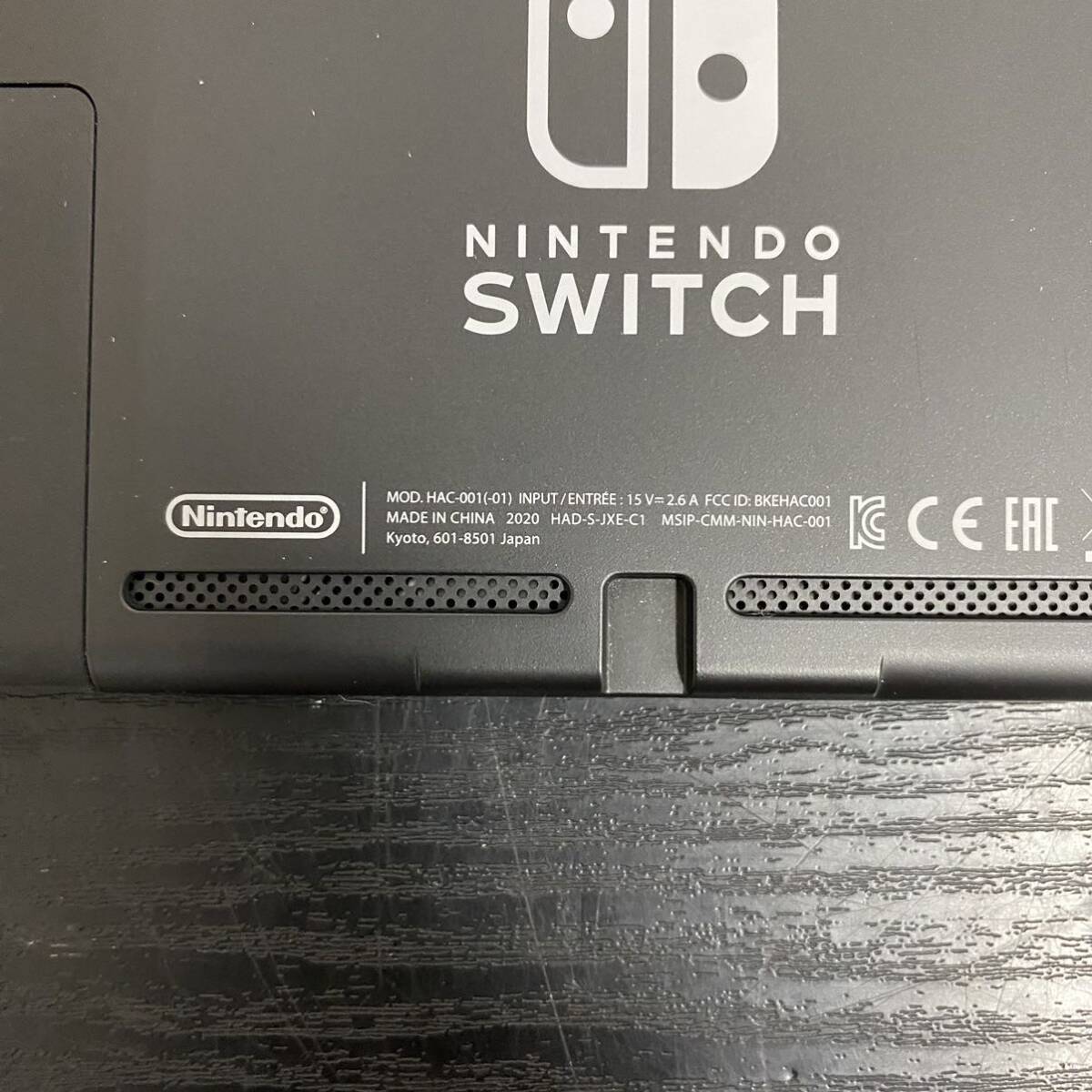 WW49 ゲーム機 任天堂 Nintendo スイッチ HAC-001(-01) バッテリー増量版 SWITCH 本体 付属有 JARR Switch _画像4