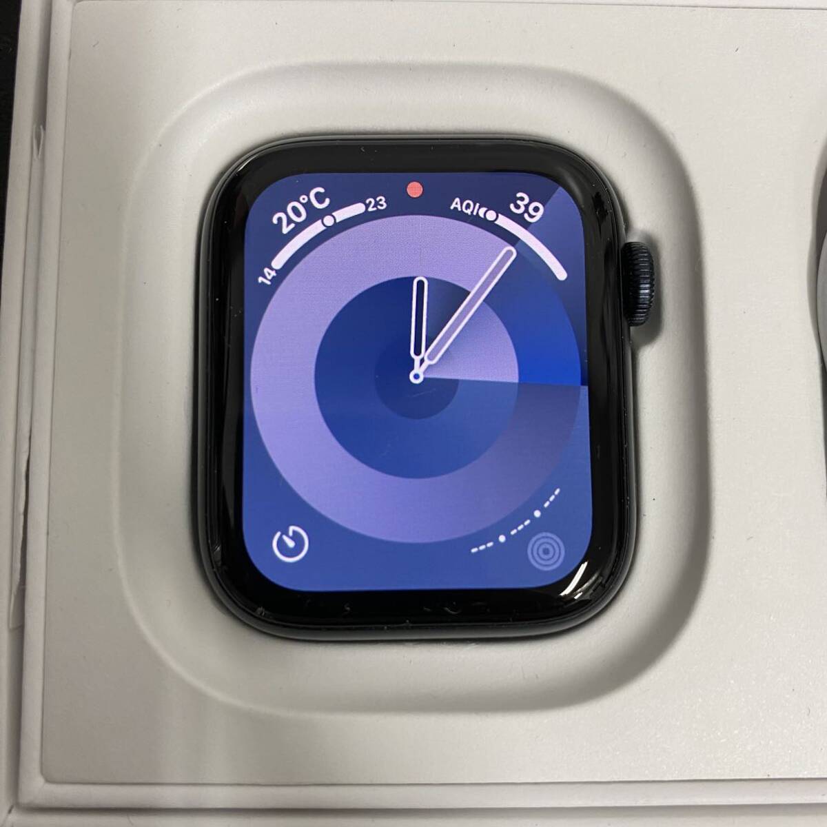 WW68 выставленный товар no. 2 поколение Apple часы SE Apple Watch SE 44MM GPS MRE93J/A Midnight Al case/Mid SB M/L CREIJ Apple Watch SE 44mm