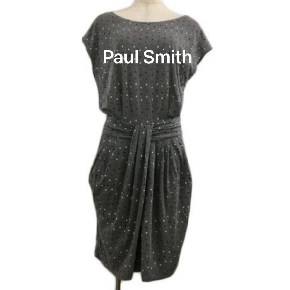 ポールスミス Paul Smith ブラックレーベル ノースリーブ ワンピース レディース M 