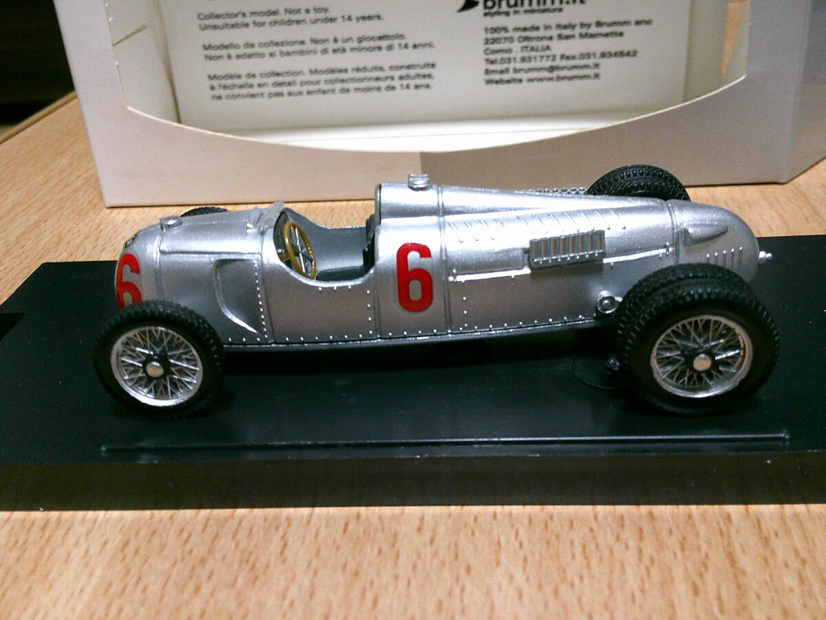  Blum 1/43 [ наружный морской еж on модель C ] #6 1936y серебряный AUTO UNION * стоимость доставки 400 иен ( letter pack почтовый сервис отправка )