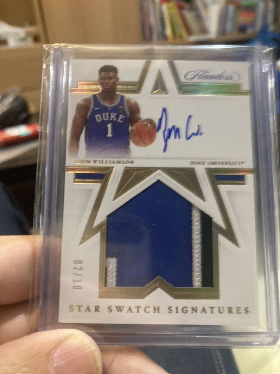 Zion Williamson ザイオン　ウィリアムソン　RC ジャージカード サイン入りルーキーカードジャージ Jersey _画像1