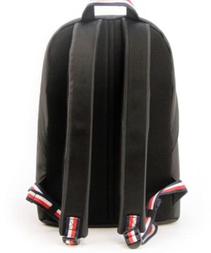  Tommy Hilfiger PU leather waterproof backpack rucksack navy unused 