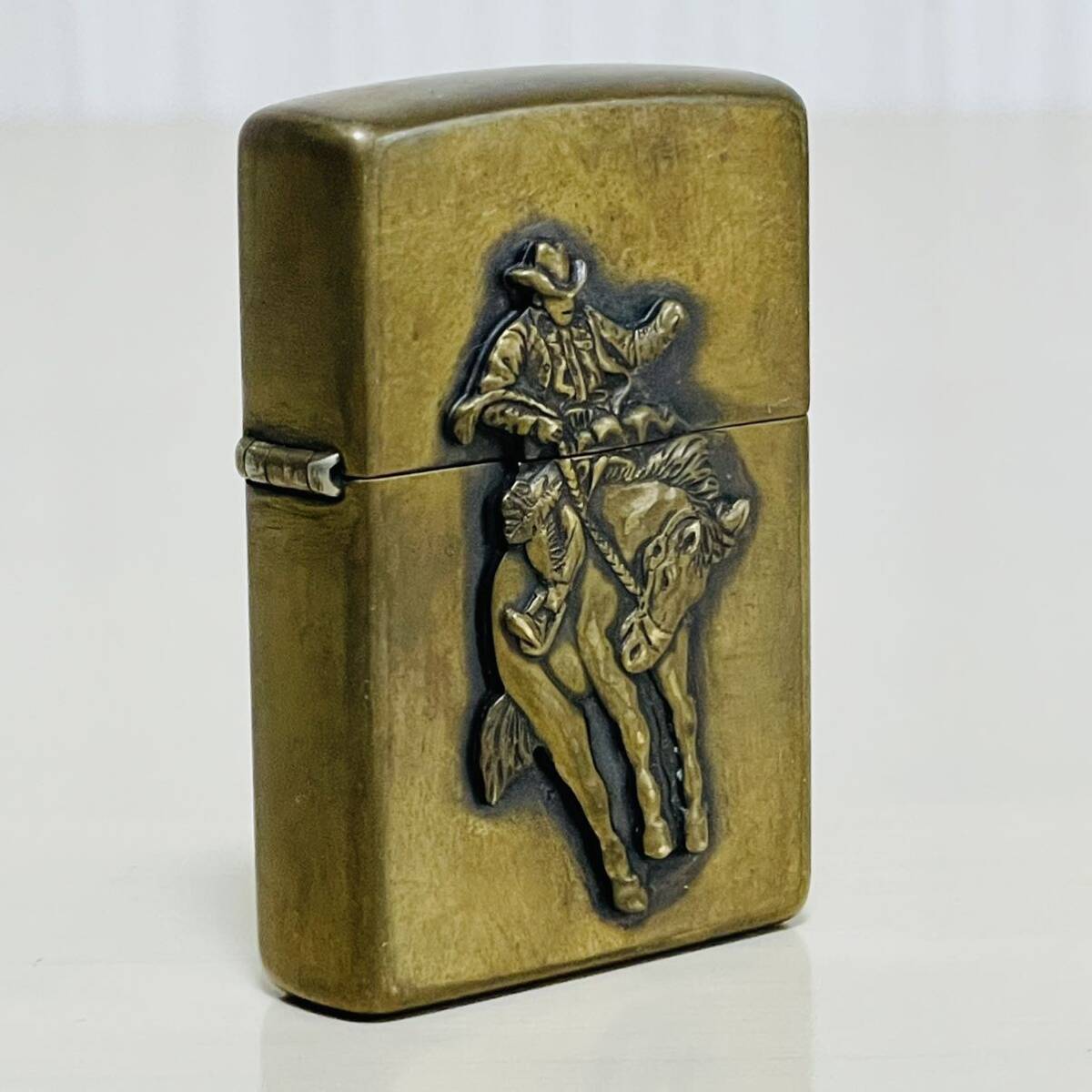 ZIPPO マルボロ Marlboro カウボーイ ロデオ Zippo ジッポー ジッポ オイルライター 1998年製 火花確認済み 現状販売_画像3