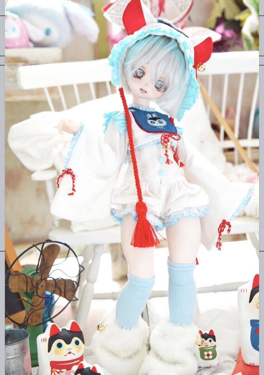 *MDD KUMAKO size abroad dealer sama made baby dog .. white * once only use beautiful goods 