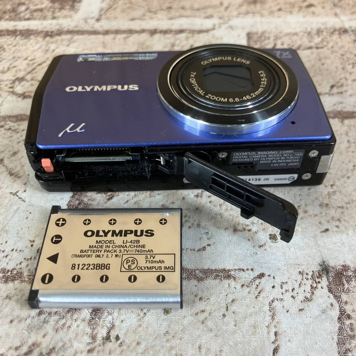 [5-89] OLYMPUS デジカメ μ-7000 コンパクトデジタルカメラ オリンパス ミュー 本体/バッテリーのみの画像5