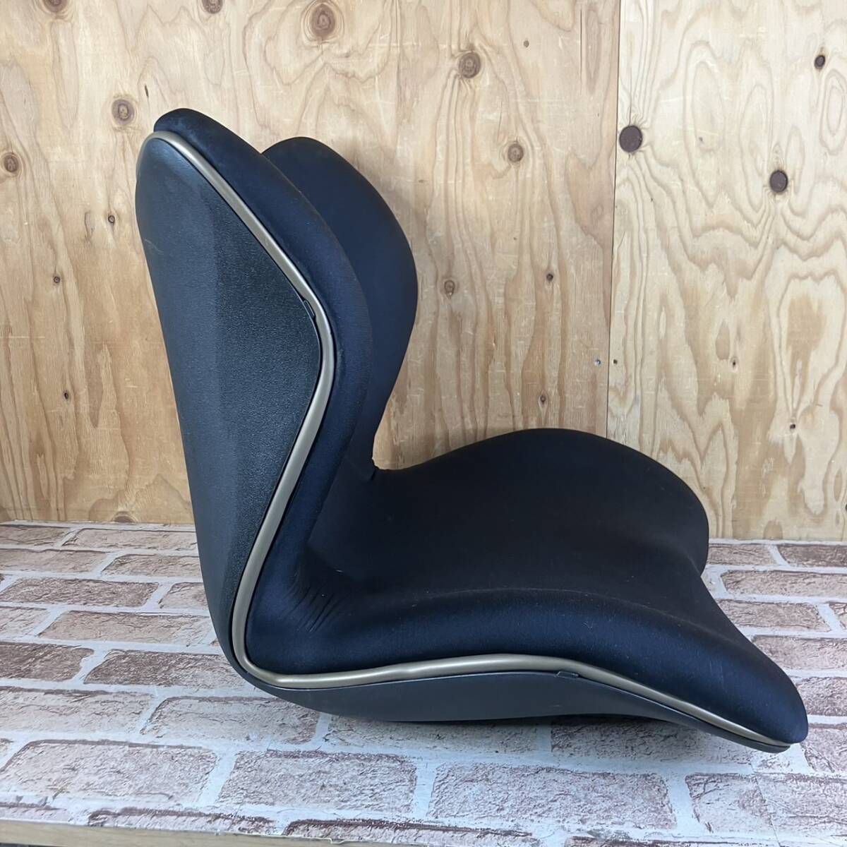 [5-218] Style PREMIUM style premium "zaisu" seat black pelvis correction lumbago support 