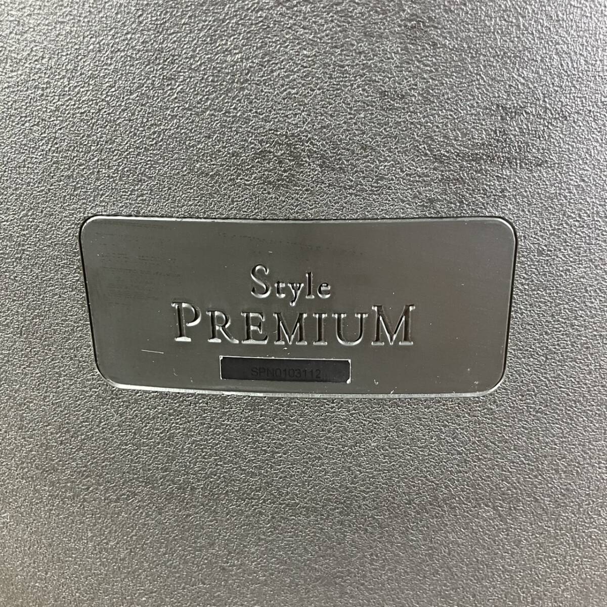 [5-218] Style PREMIUM style premium "zaisu" seat black pelvis correction lumbago support 