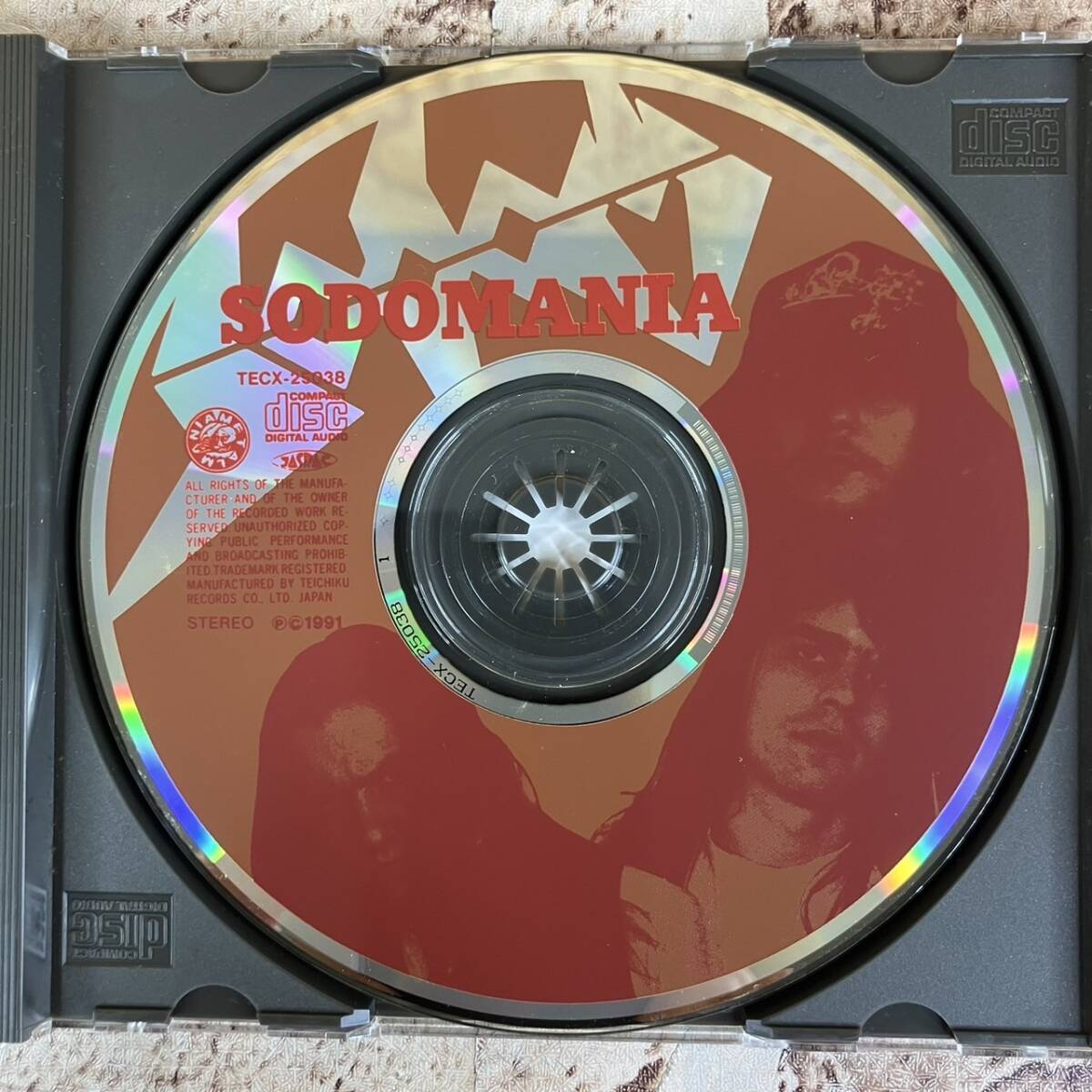 [5-243]CD SODOM ソドム SODOMANIA 国内 帯付き 【送料一律297円】_画像3