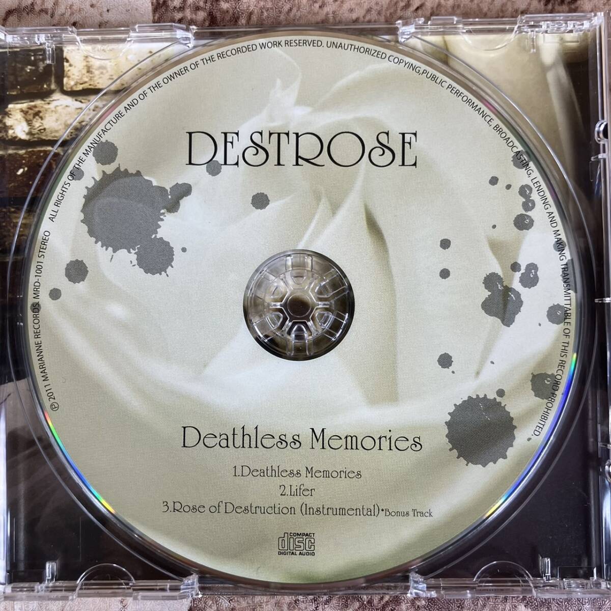 [5-249]CD デストローズ DESTROSE/デスレス・メモリーズ メタル ジャパメタ 帯付き【送料一律297円】_画像3