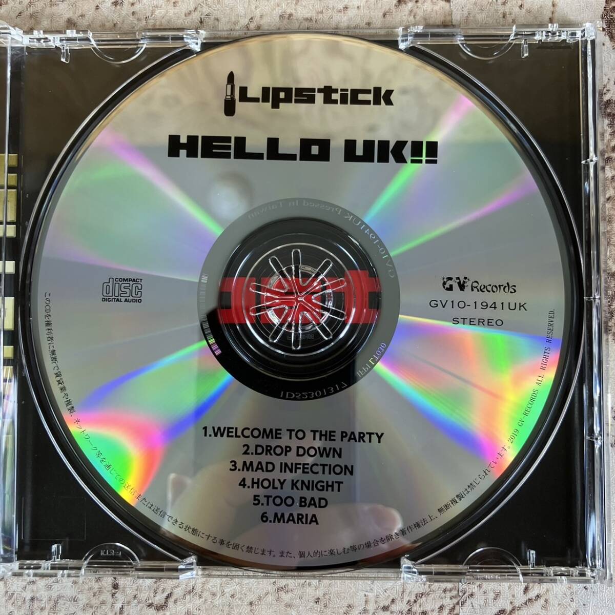 [5-275][ автограф автограф / pick ввод ]LIPSTICK/HELLO UK!! записано в Японии с поясом оби CDjapameta. metal [ единая стоимость доставки 297 иен ]