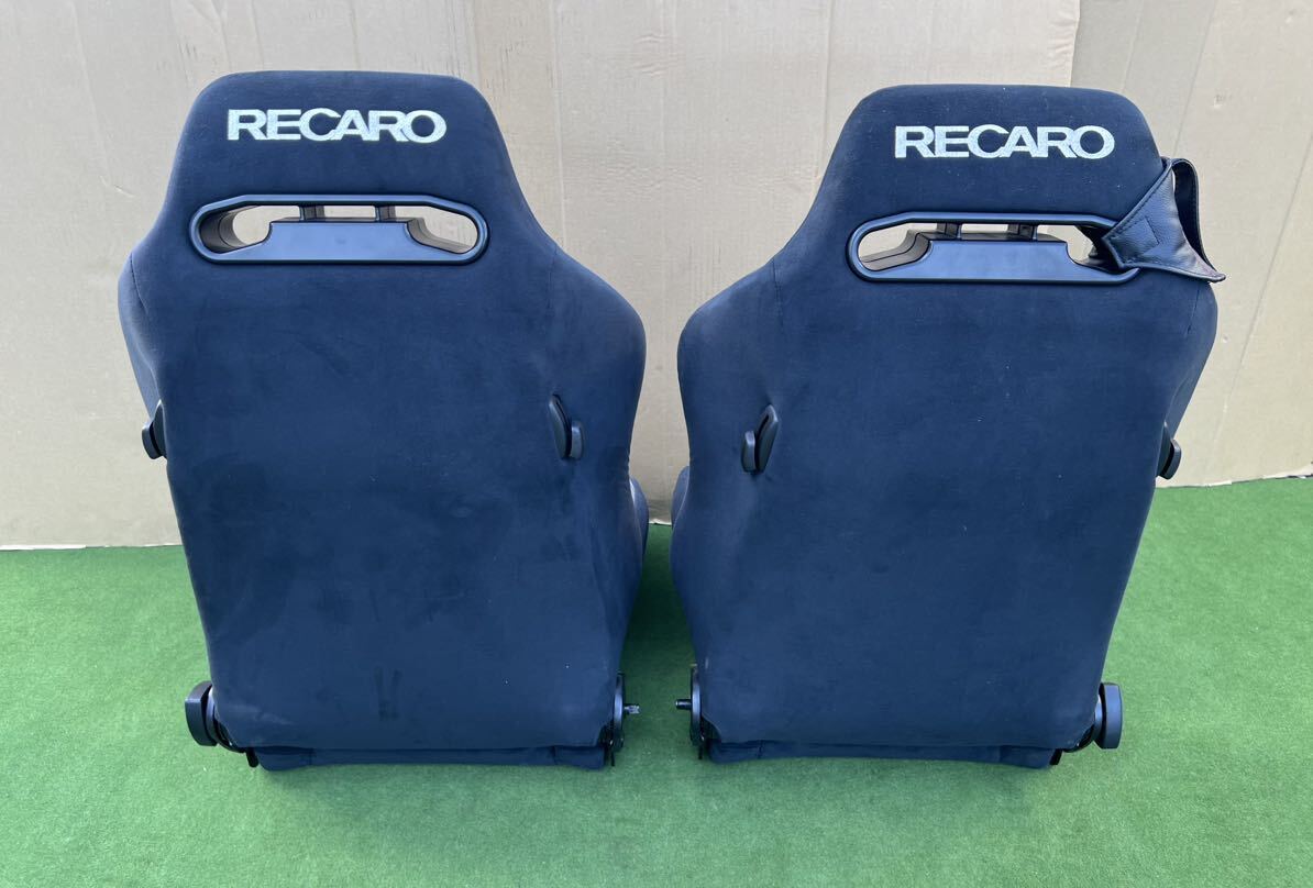 RECARO SR-3 レカロセミバケ セミバケットシート二脚左右セット ベルトカバー付き _画像7