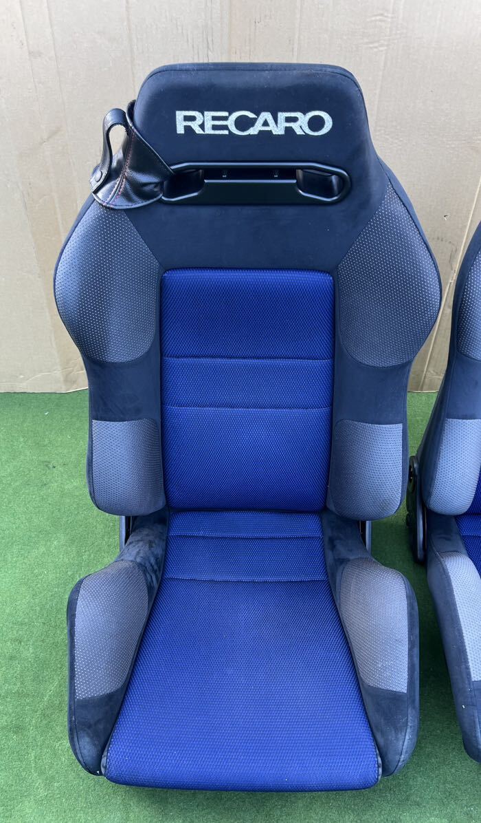 RECARO SR-3 レカロセミバケ セミバケットシート二脚左右セット ベルトカバー付き _画像5