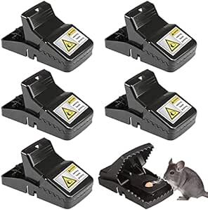 Bocotojp 6個セット簡単 ネズミ 捕り 駆除 捕獲器 繰り返し 害獣 駆除 捕獲器 マウス トラップ 庭 家庭菜園 簡単組_画像1