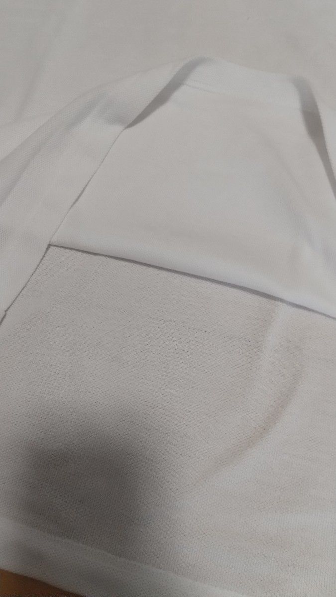 新品 Lサイズ 170cm ポロシャツ 白 ホワイト 半袖 ヨット 学生服