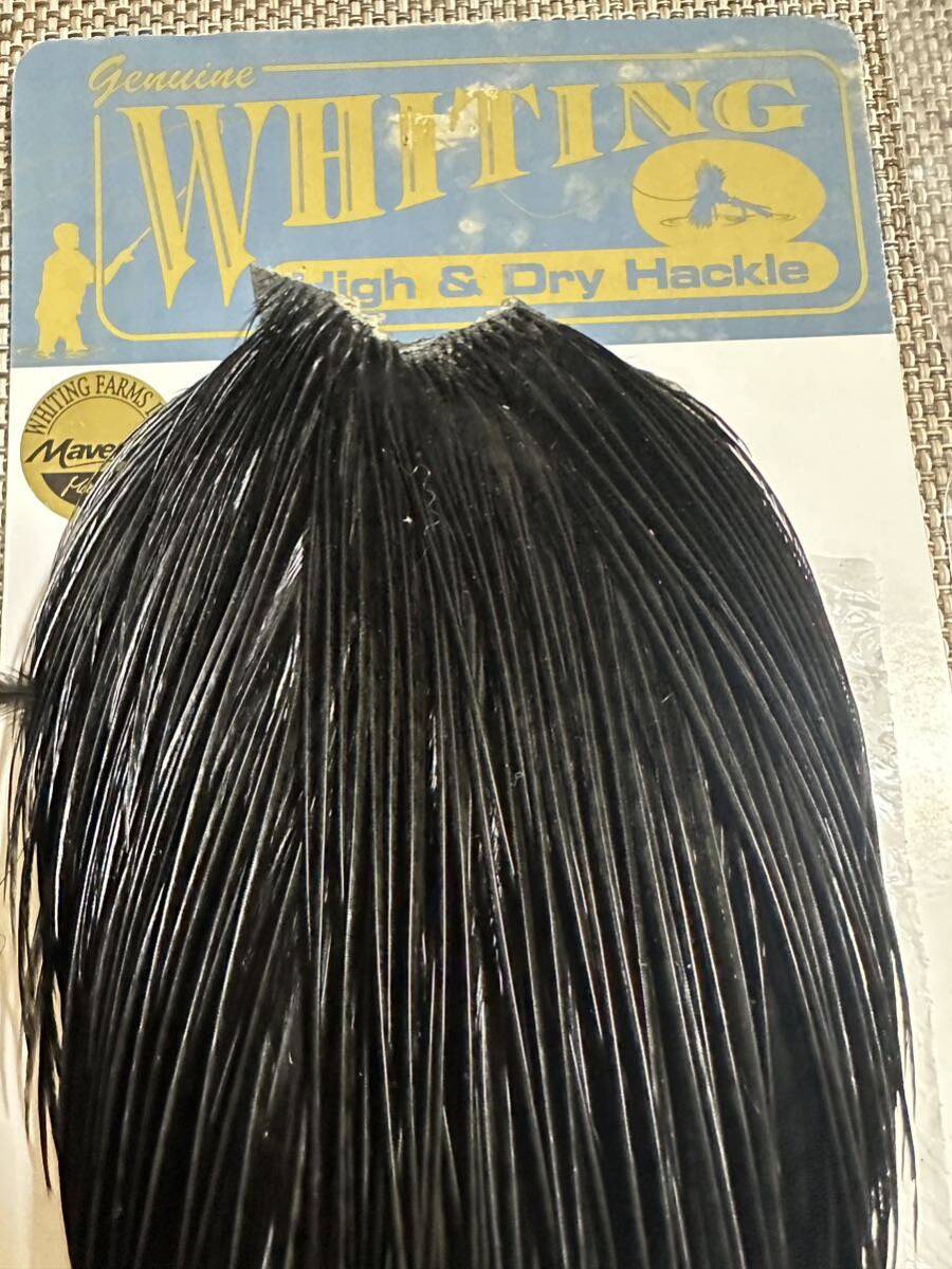  whity ng is kru high &do rider ido Black Fly tying material 