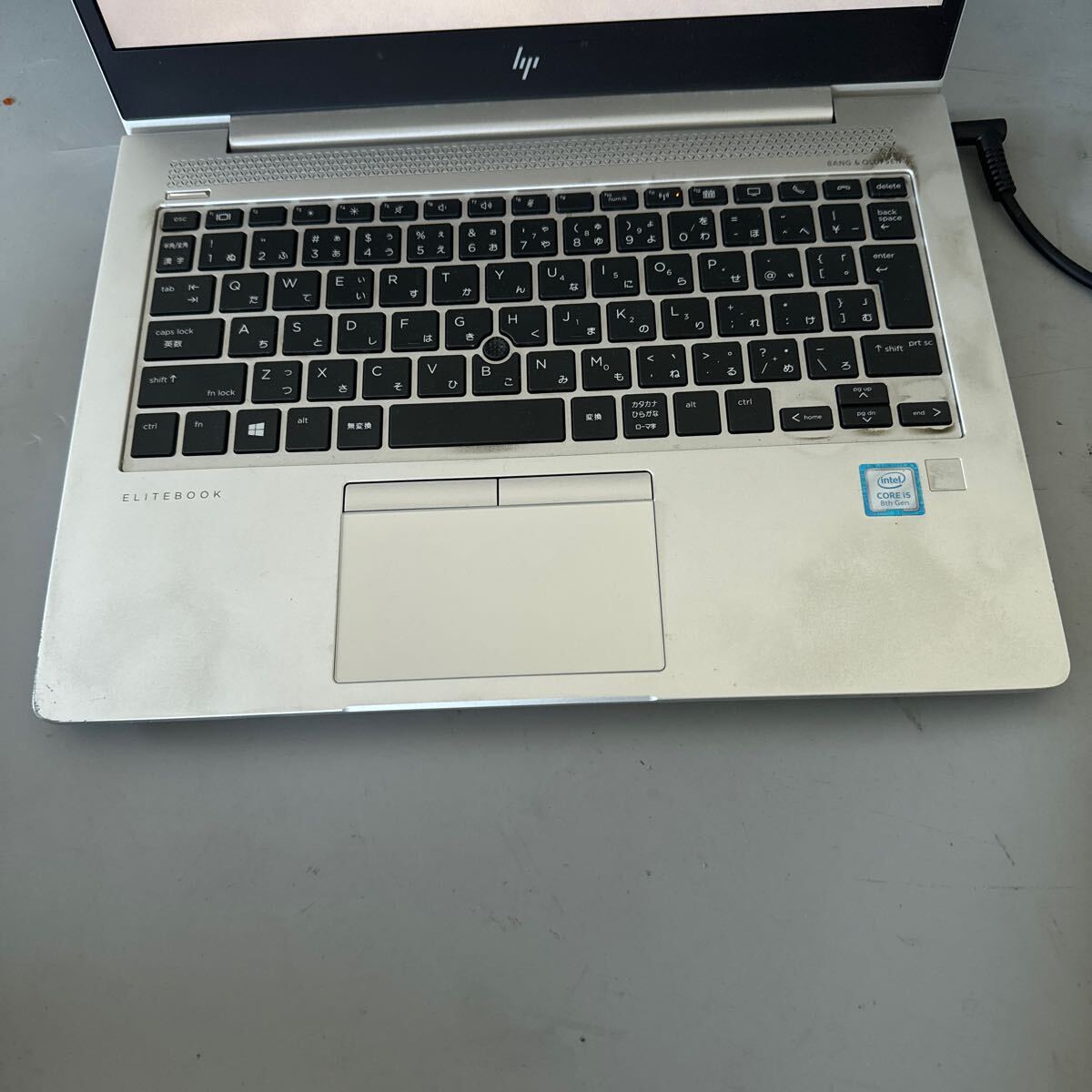 JXJK4214 HP EliteBook 830 G5/Intel Core i5-8250U 1.60GHz /メモリ:8GGB /動作未確認/BIOS確認済_画像3