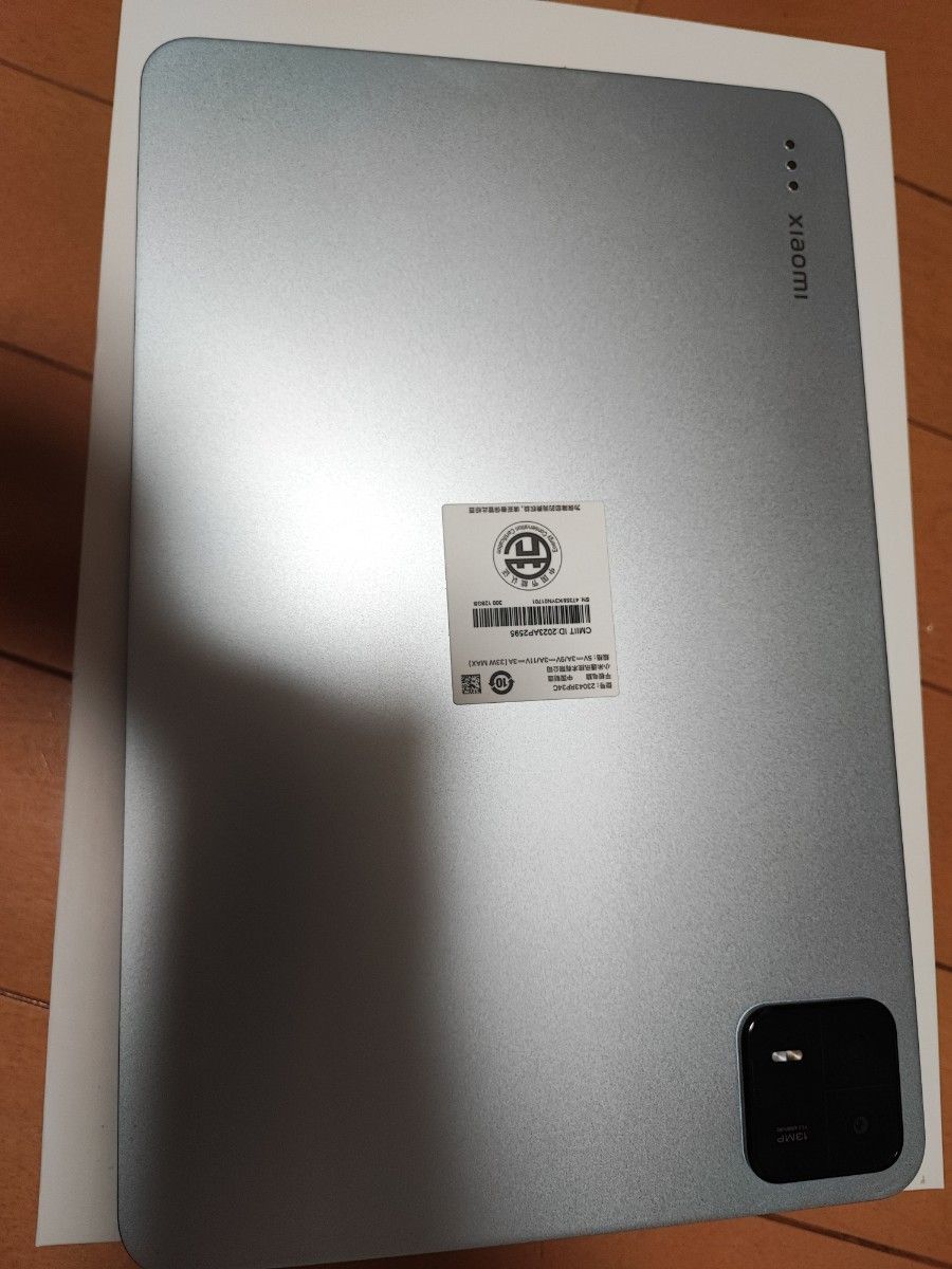 値下げ不可　Wi-Fiモデル　xiaomi pad6 8/128gb ブルー　中古美品　ケース付き　充電器欠品