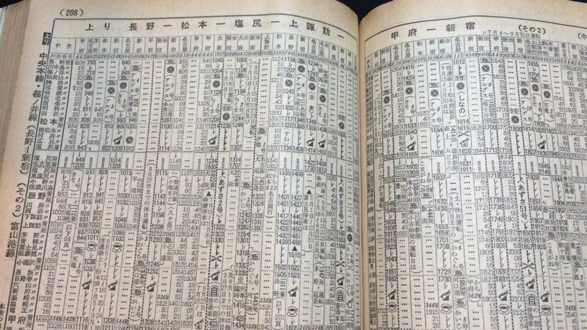 E【鉄道雑誌19】『ダイヤエース時刻表 1970年8月号』南近畿の旅●弘済出版社●全620P●検)昭和JR国鉄私鉄新幹線廃線観光旅行和歌山三重奈良の画像4