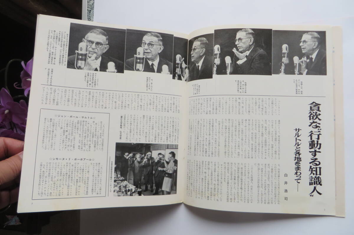 3713 朝日ソノラマ　1966年11月号　No.83　ソノシート2枚　サルトル　ボーボアール　トルストイ_画像7