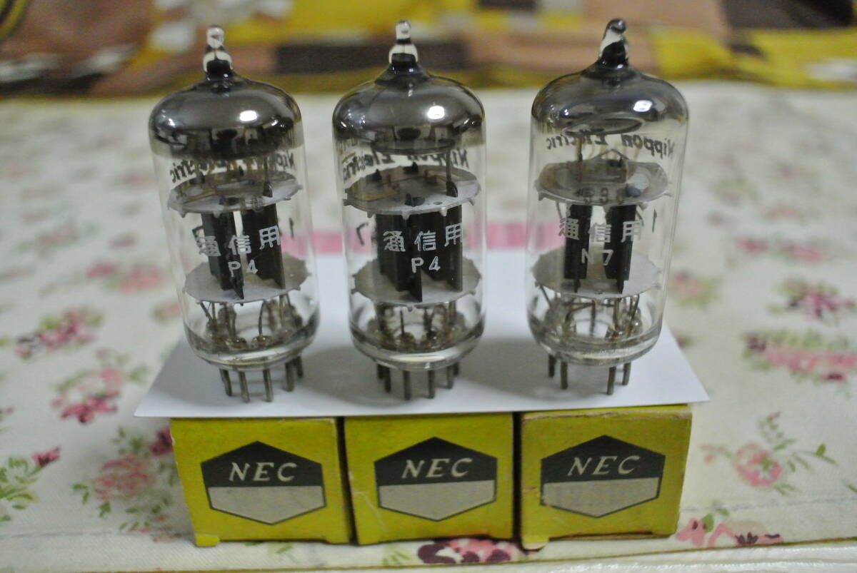 [ Japan electric *NEC vacuum tube ]12AD7 (12AX7/ECC83 same etc. low noise specification ) 3ps.@ secondhand goods treatment 