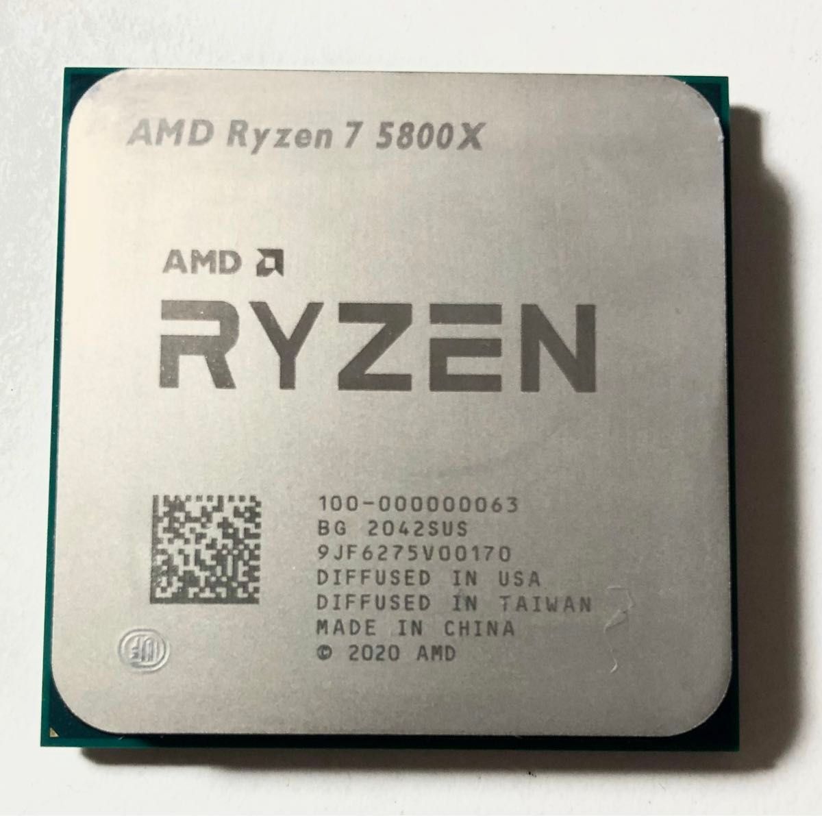 AMD Ryzen7 5800X CPU