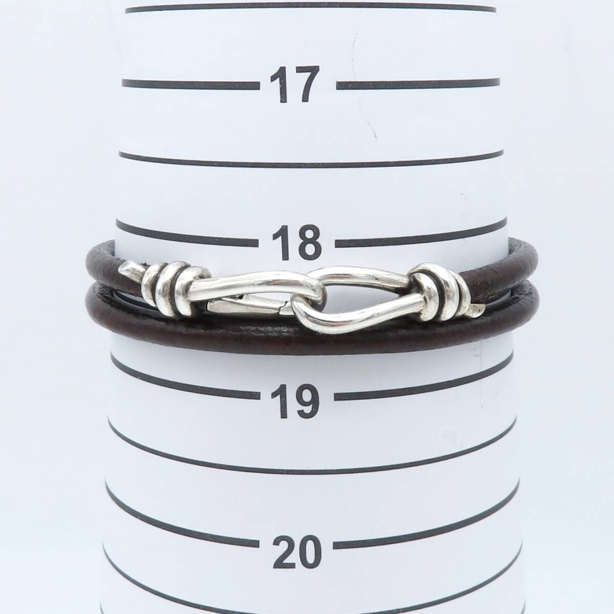 極希少 Tiffany&Co ティファニー ノット ダブル ブレイド レザー 極希少 Tiffany&Co ティファニー ノット ダブル ブレイド レザー