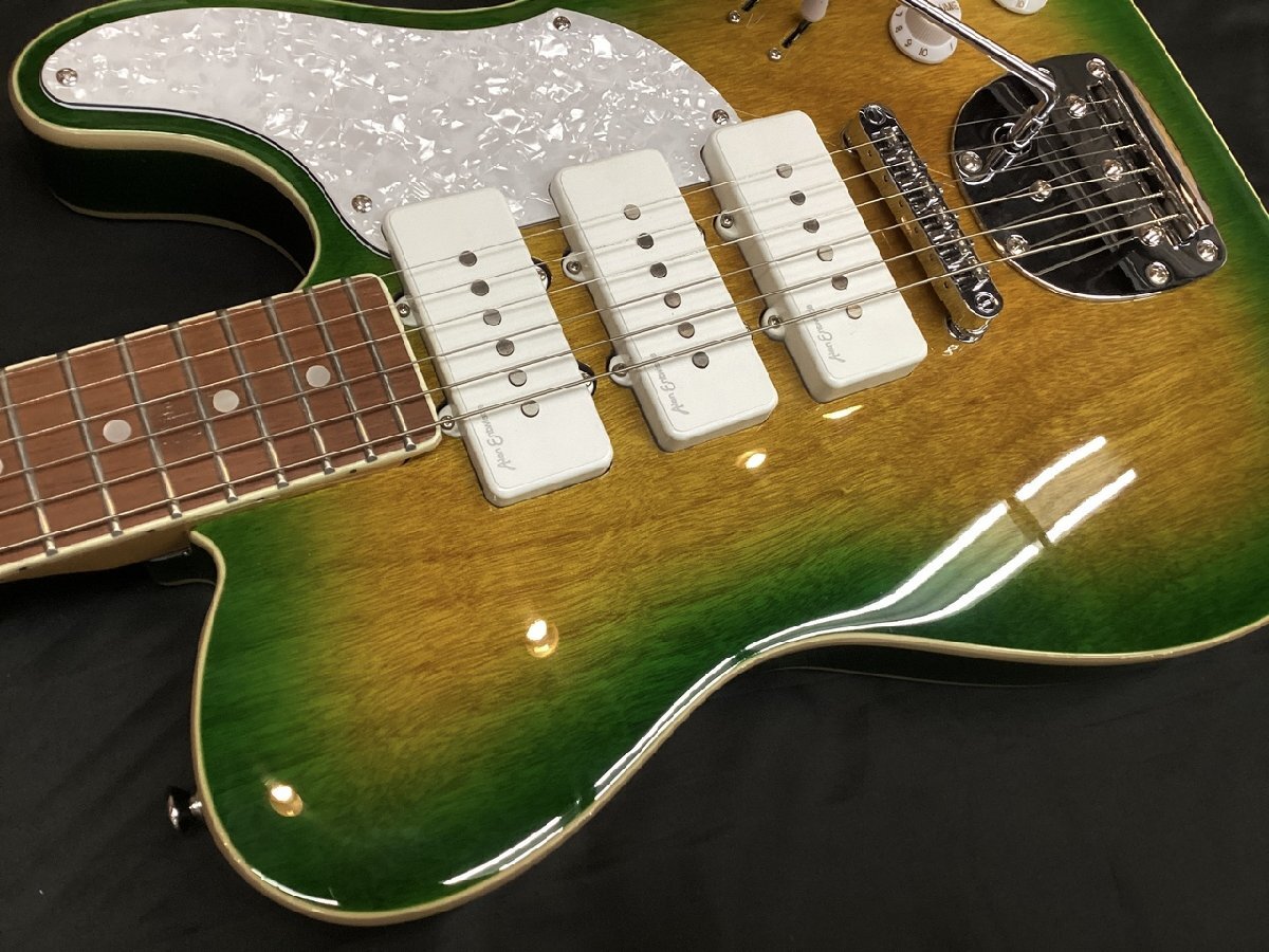 Vintage REVO Series VRBT72GY/Green/Yellow Burst(ヴィンテージ 3ピックアップ)【新潟店】_画像9