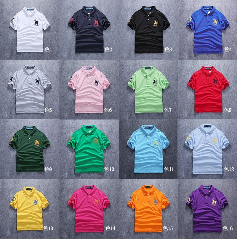 XL 色1 ポロシャツ メンズ 刺繍入り 綿100％ 柔らかい カラフル 16色展開 ゴルフウェア カジュアル_画像3