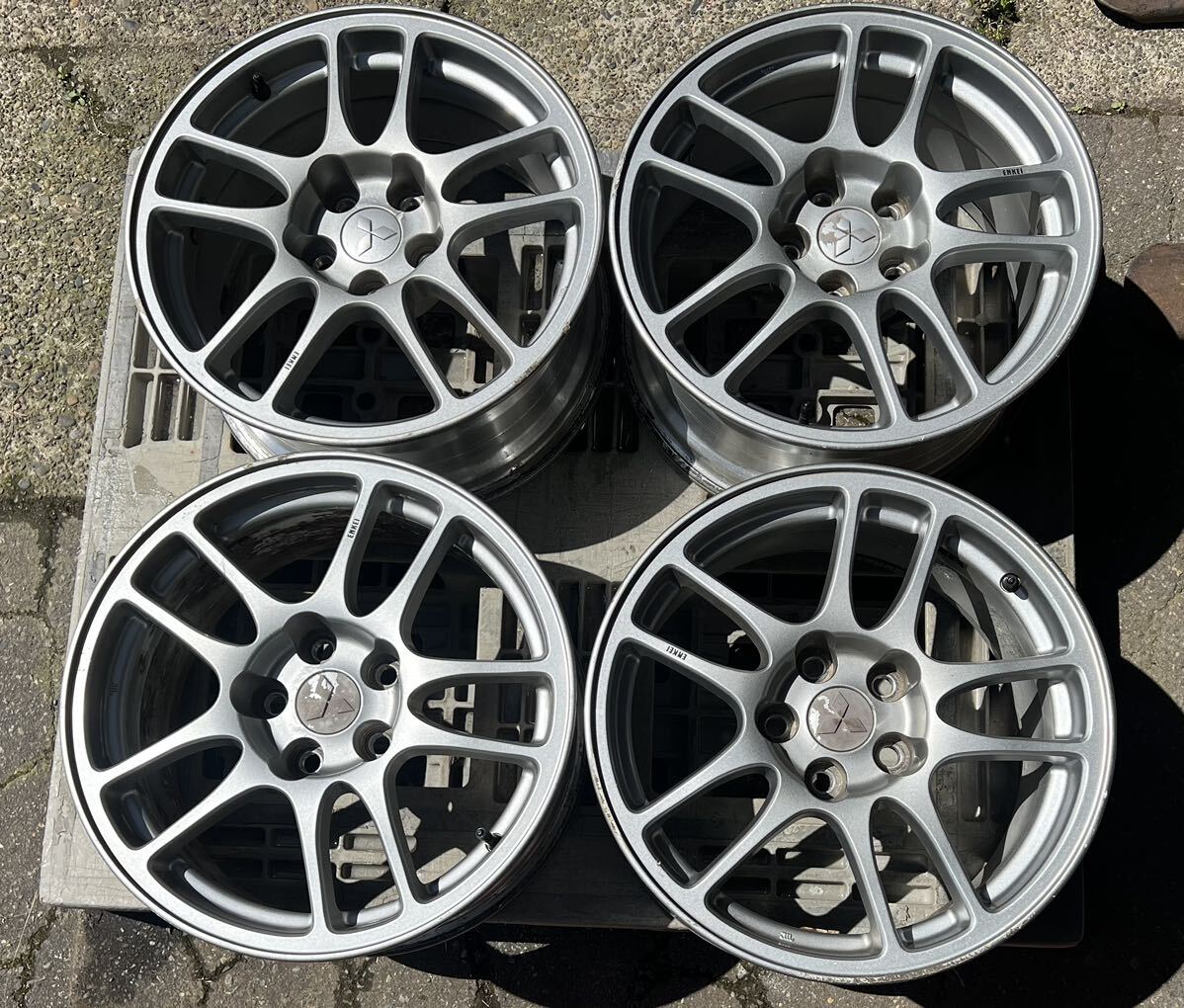 三菱 ENKEI CT9A ランエボ9 純正 アルミホイール4本 17×8J+38 ランサーエボリューション_画像1