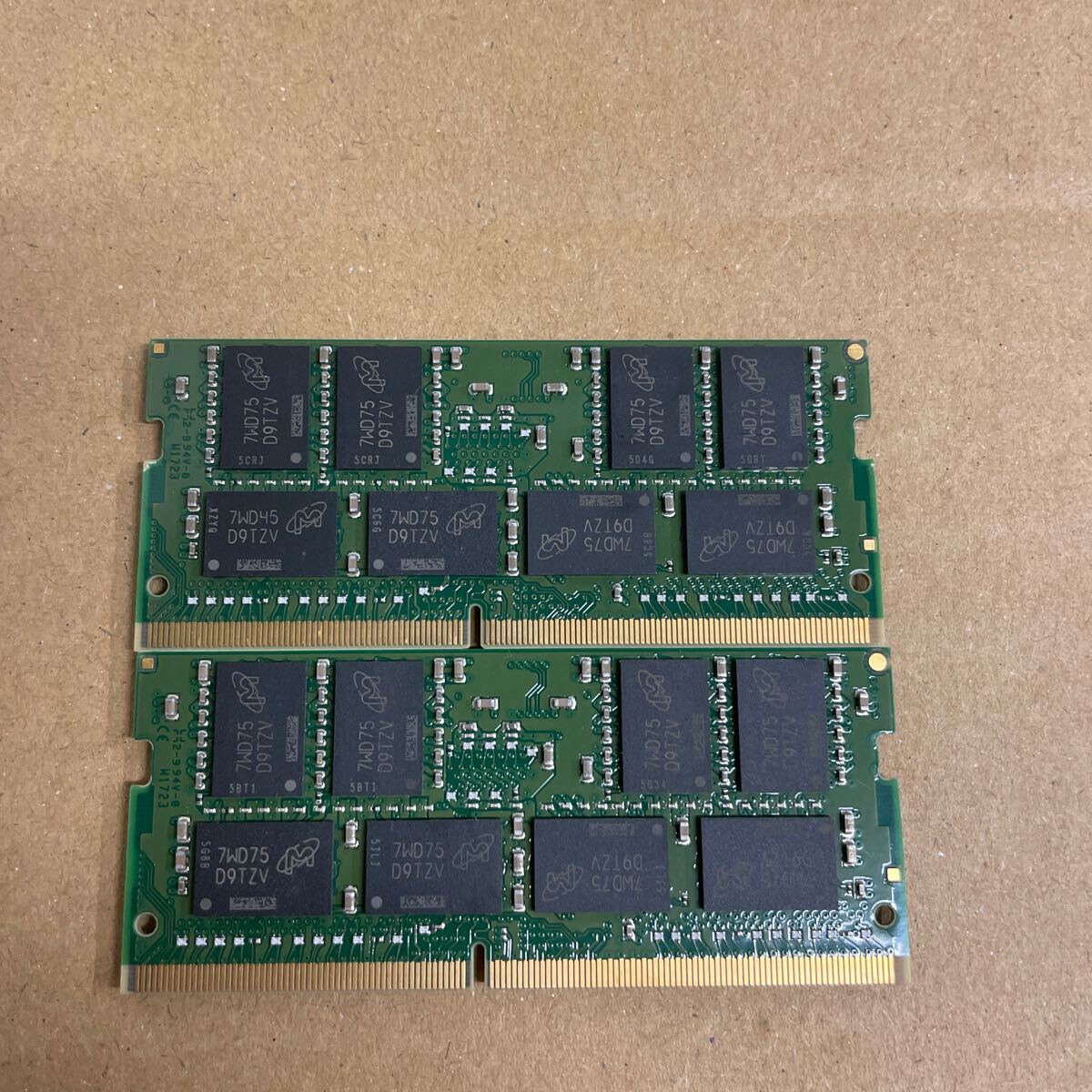 オ5 Kingston ノートPCメモリ 16GB 2Rx8 PC4-2400T 2枚の画像2