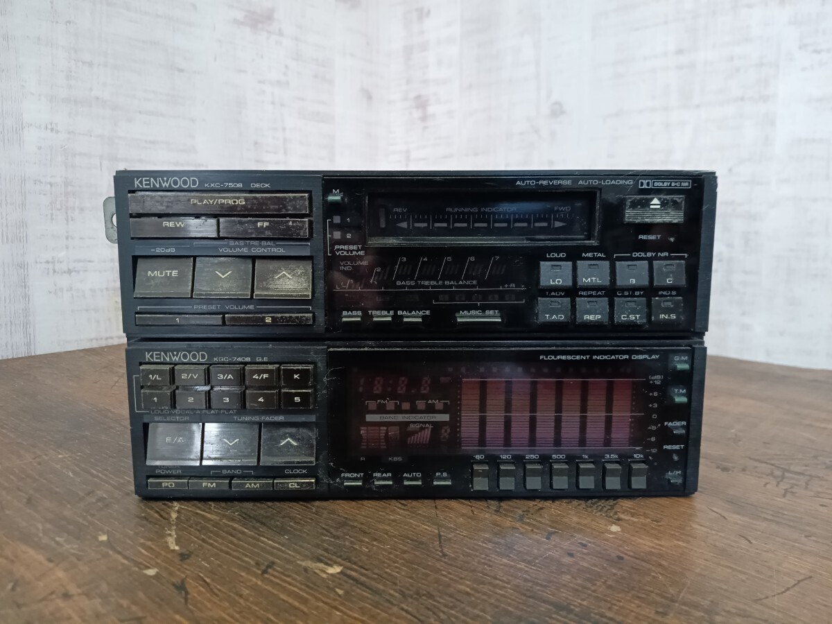 Yahoo!オークション - C1 KENWOOD KXC-7508 KTC-7408 セット Yahoo!オークション - C1 KENWOOD KXC-7508 KTC-7408 セット