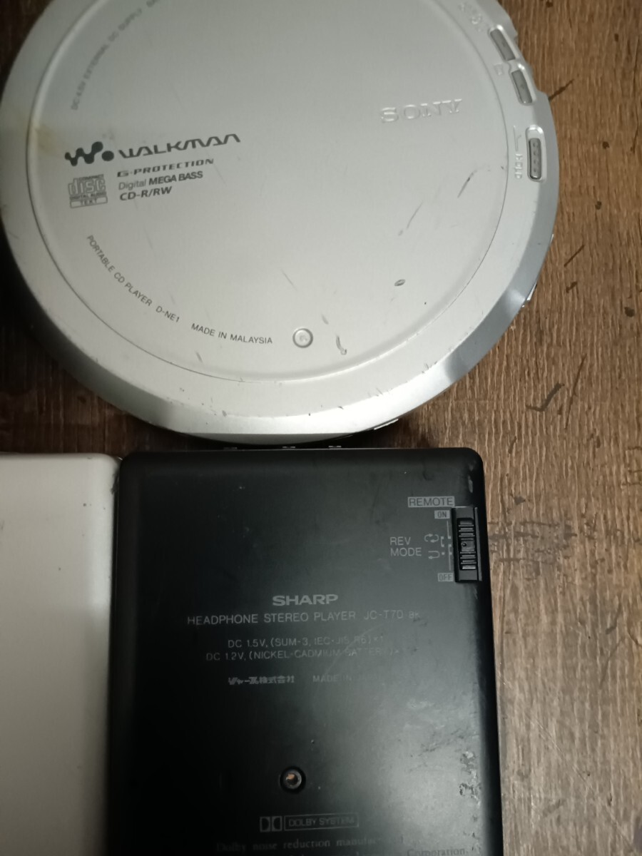C18 CD/MD/ cassette summarize SONY National Sony MD Walkman WALKMAN JC-T70 D-NE1 BP-MZ1 WM-EX777 Junk 