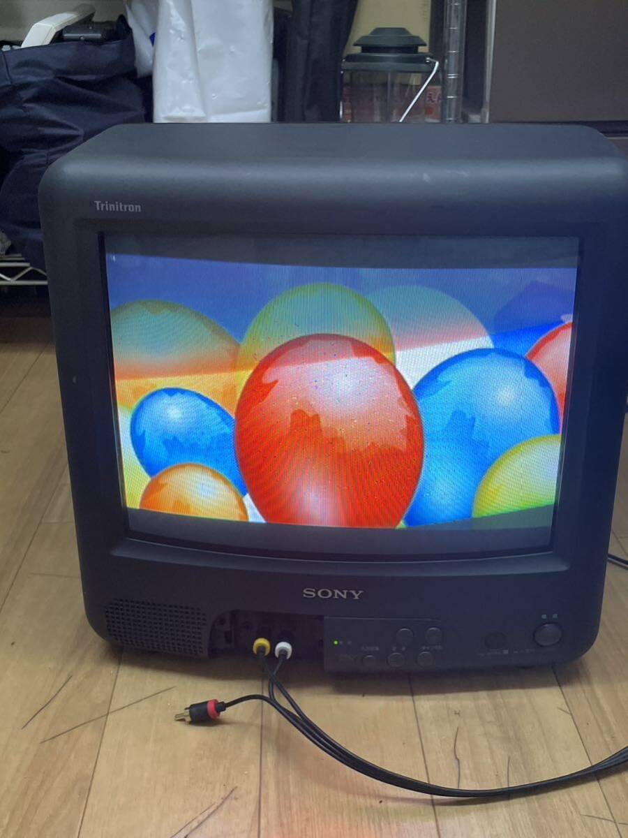 SONY/ソニー Trinitron/トリニトロン ブラウン管 カラーテレビ 14型 KV-14GP2 中古現状品_画像9