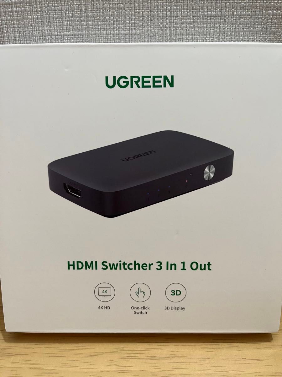 UGREEN HDMI切替器 HDMIセレクター 3入力1出力