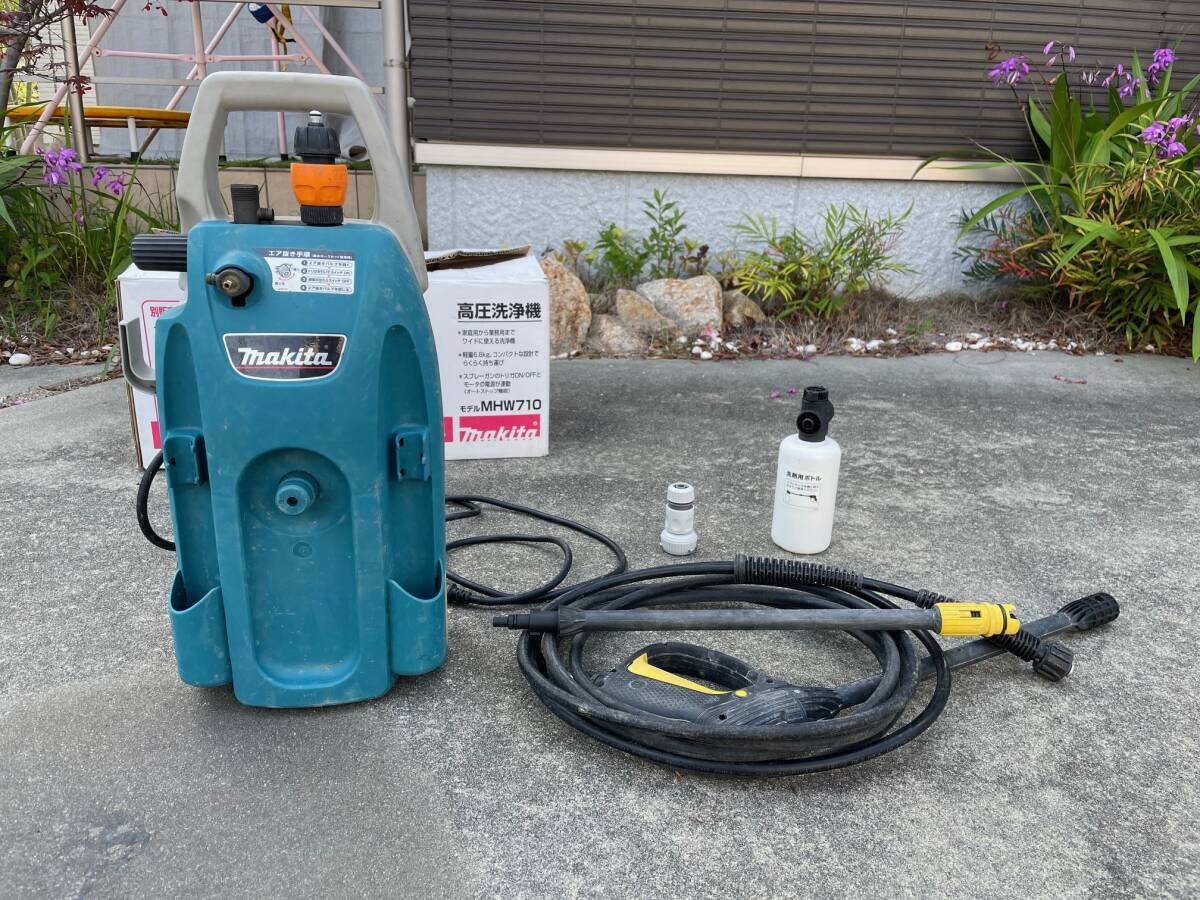 [ secondhand goods ] Makita high pressure washer MHW710.. pressure 7MPa water amount 6L/min. fog Ran s* height pressure hose attaching 