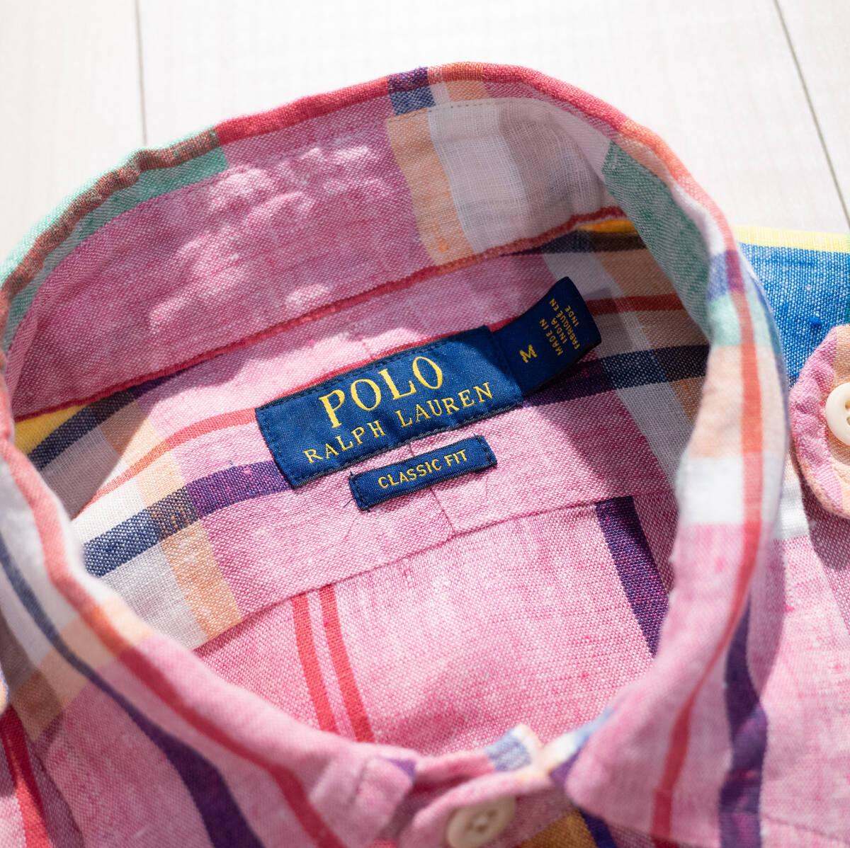 M / POLO RALPH LAUREN ポロラルフローレン マドラスチェック M / POLO RALPH LAUREN ポロラルフローレン マドラスチェック