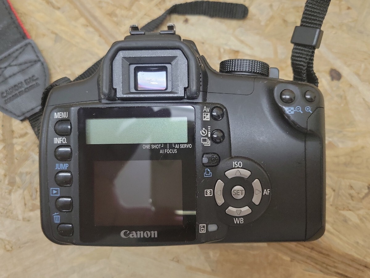 Y Canon EOS KISS DS126071 カメラボディ レンズ 3点まとめて ZOOM LENS EF-S 18-55mm 1:3.5-5.6 ll USM EF-S 55-250mm 1:4-5.6 IS の画像4