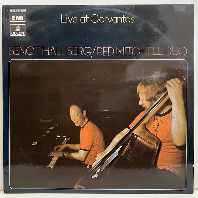 ●即決LP Bengt Hallberg Red Mitchell / Live at Cervantes 4e062-34860 ej4757 スエーデン・オリジナル _画像1