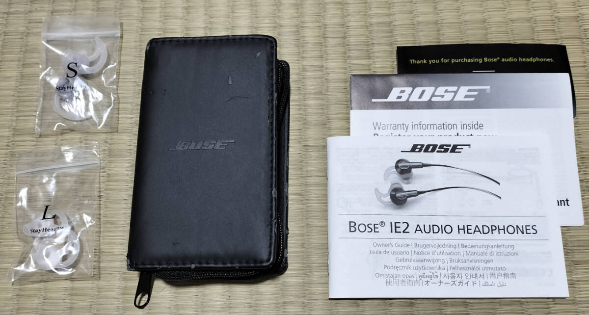 [ б/у хороший товар ]Bose IE2(* стандартный товар ) | проводной слуховай аппарат, работа обычный, открытого типа [* примечание есть ]