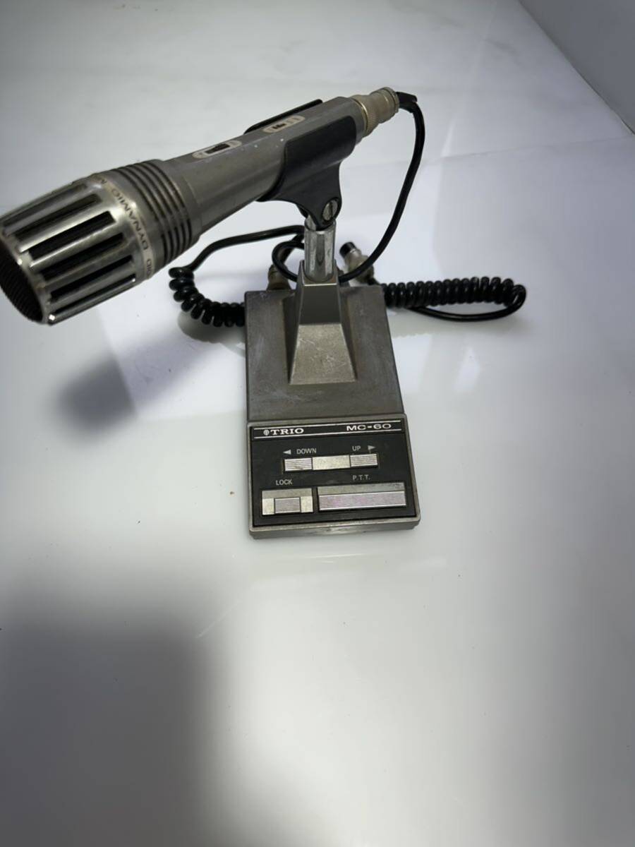トリオ スタンドマイク MC-60 カーディオイド アマチュア無線機 の画像1