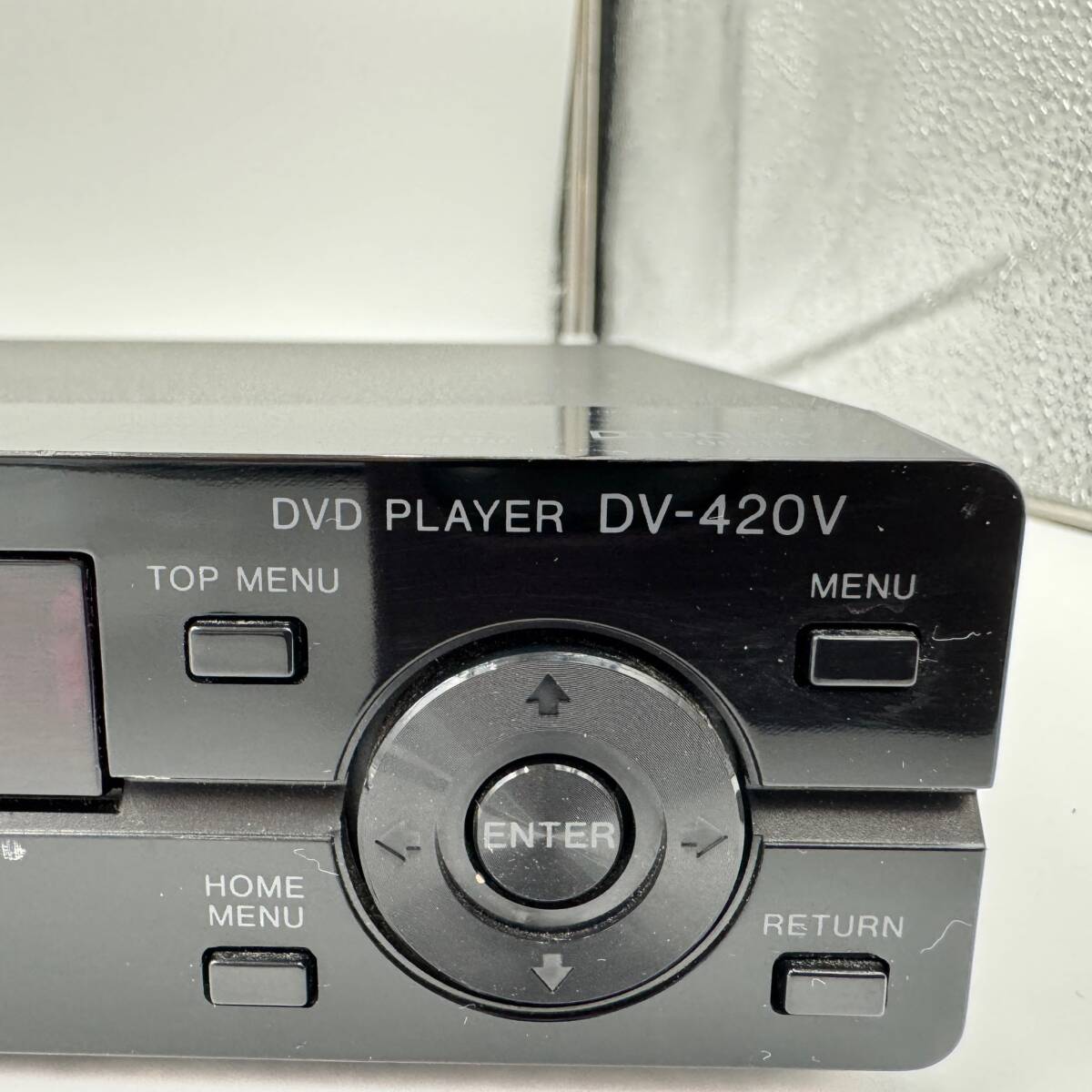 #146 pioneer パイオニア DVDプレーヤー DV-420V 通電確認済み リモコン操作確認済みの画像4