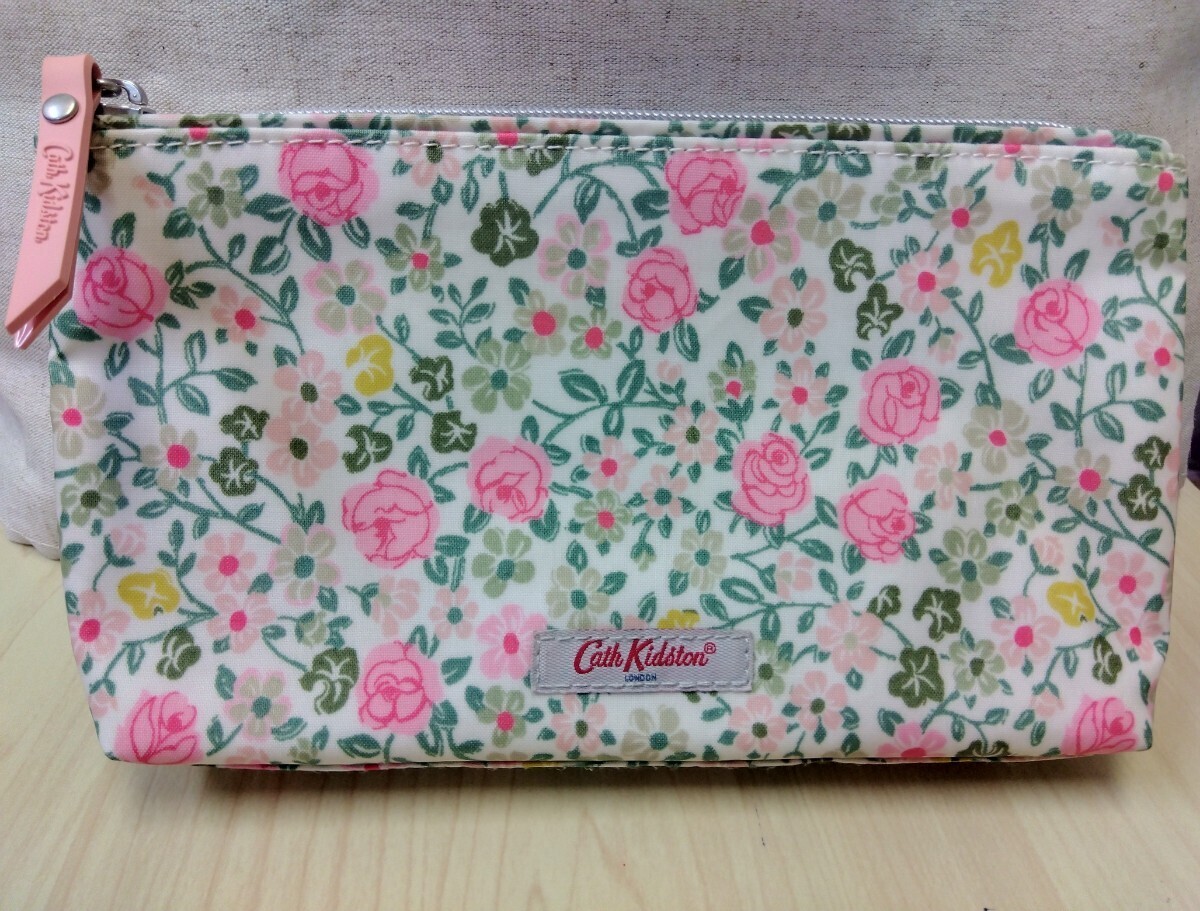 Cath Kidston　キャス・キッドソン　ヘッジローズ　ポーチ　小物入れ_画像1